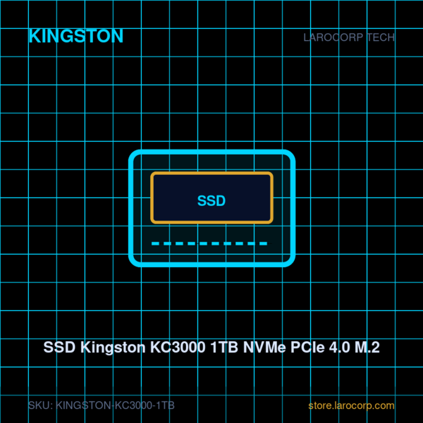 SSD Kingston KC3000 1TB NVMe PCIe 4.0 M.2