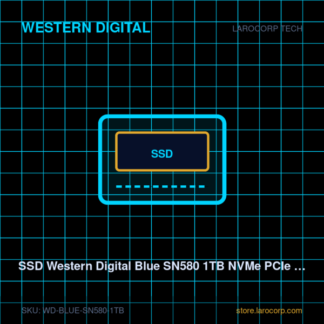 SSD Western Digital Blue SN580 1TB NVMe PCIe 4.0 M.2