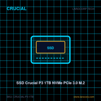 SSD Crucial P3 1TB NVMe PCIe 3.0 M.2