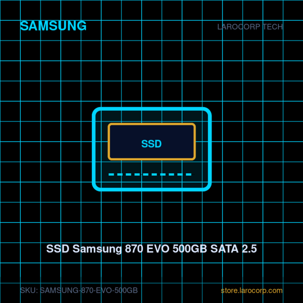 SSD Samsung 870 EVO 500GB SATA 2.5"