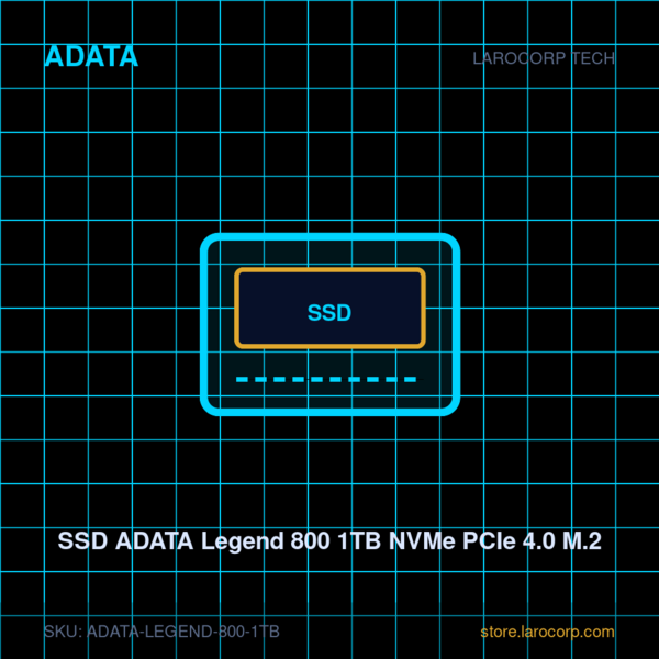 SSD ADATA Legend 800 1TB NVMe PCIe 4.0 M.2