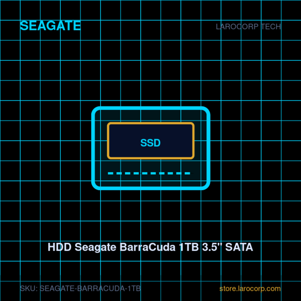 HDD Seagate BarraCuda 1TB 3.5" SATA