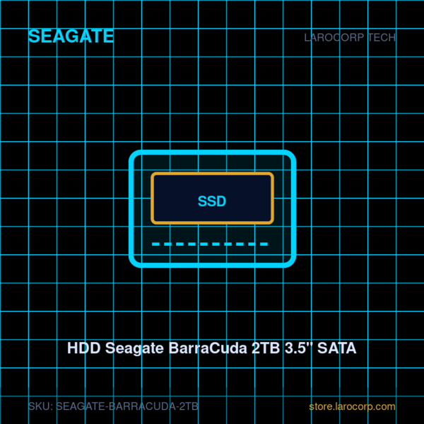 HDD Seagate BarraCuda 2TB 3.5" SATA