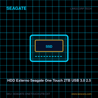 HDD Externo Seagate One Touch 2TB USB 3.0 2.5"