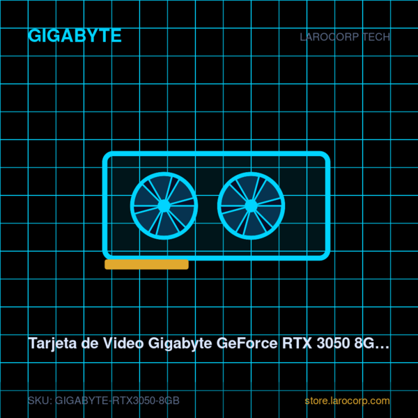Tarjeta de Video Gigabyte GeForce RTX 3050 8GB GDDR6