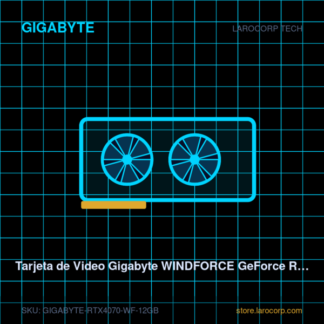 Tarjeta de Video Gigabyte WINDFORCE GeForce RTX 4070 12GB GDDR6X