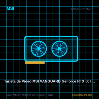 Tarjeta de Video MSI VANGUARD GeForce RTX 5070 Ti 16GB GDDR7