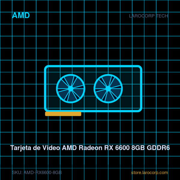 Tarjeta de Video AMD Radeon RX 6600 8GB GDDR6