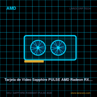Tarjeta de Video Sapphire PULSE AMD Radeon RX 6650 XT 8GB GDDR6