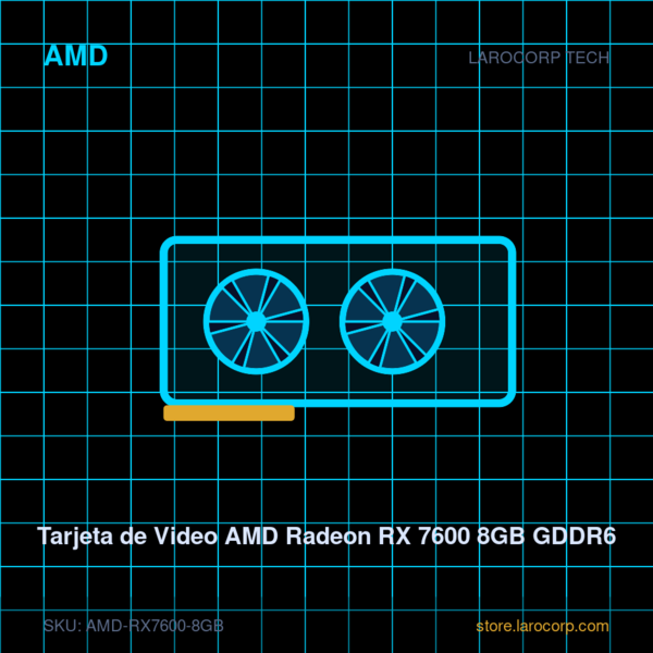 Tarjeta de Video AMD Radeon RX 7600 8GB GDDR6