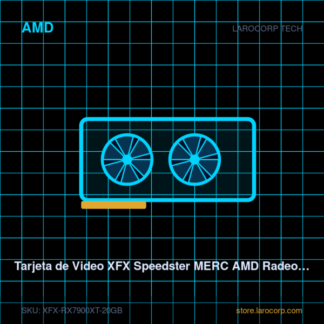 Tarjeta de Video XFX Speedster MERC AMD Radeon RX 7900 XT 20GB GDDR6