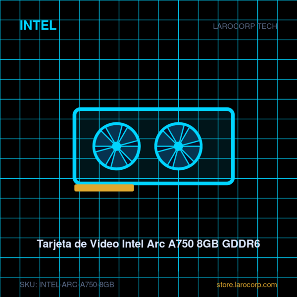 Tarjeta de Video Intel Arc A750 8GB GDDR6