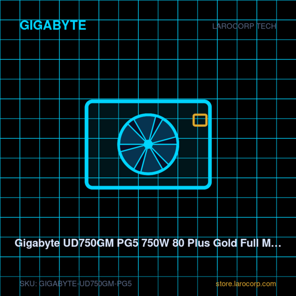 Gigabyte UD750GM PG5 750W 80 Plus Gold Full Modular