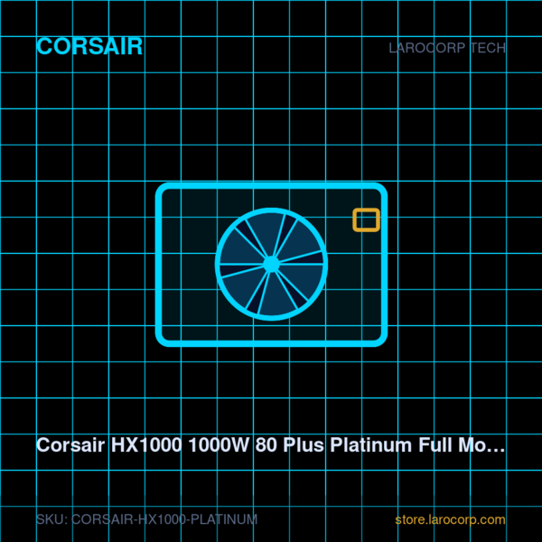 Corsair HX1000 1000W 80 Plus Platinum Full Modular