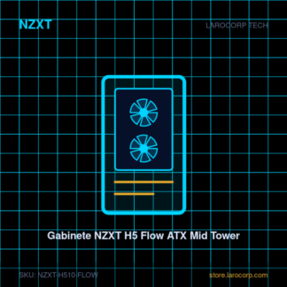 Gabinete NZXT H5 Flow ATX Mid Tower