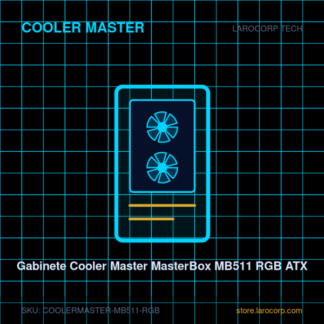 Gabinete Cooler Master MasterBox MB511 RGB ATX