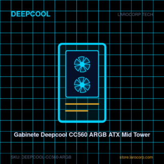 Gabinete Deepcool CC560 ARGB ATX Mid Tower