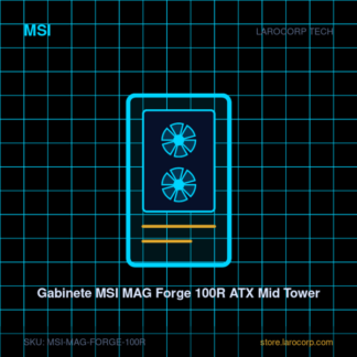 Gabinete MSI MAG Forge 100R ATX Mid Tower