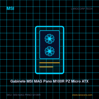 Gabinete MSI MAG Pano M100R PZ Micro ATX