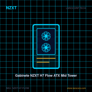 Gabinete NZXT H7 Flow ATX Mid Tower