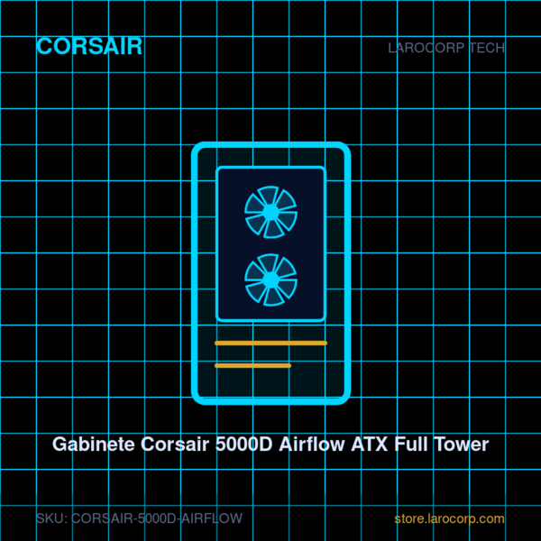 Gabinete Corsair 5000D Airflow ATX Full Tower