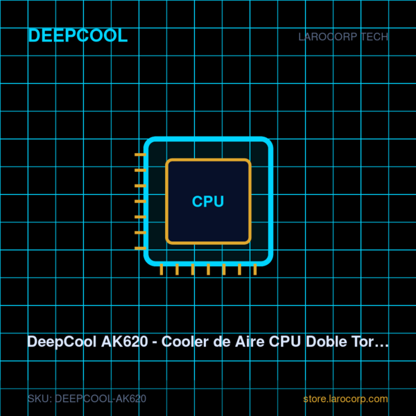 DeepCool AK620 - Cooler de Aire CPU Doble Torre