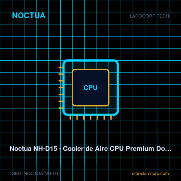 Noctua NH-D15 - Cooler de Aire CPU Premium Doble Torre