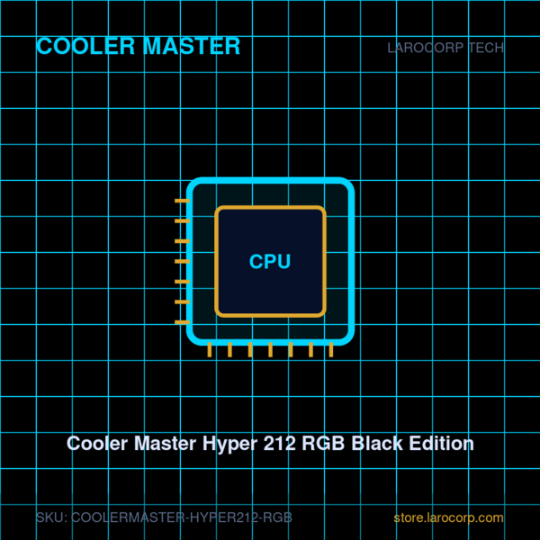 Cooler Master Hyper 212 RGB Black Edition