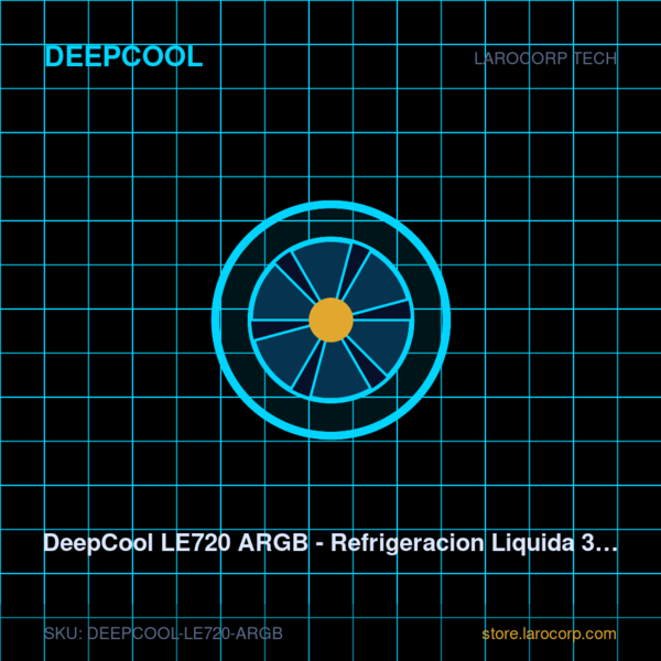 DeepCool LE720 ARGB - Refrigeracion Liquida 360mm
