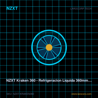 NZXT Kraken 360 - Refrigeracion Liquida 360mm con Pantalla LCD