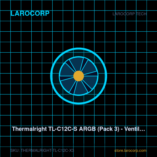 Thermalright TL-C12C-S ARGB (Pack 3) - Ventiladores 120mm