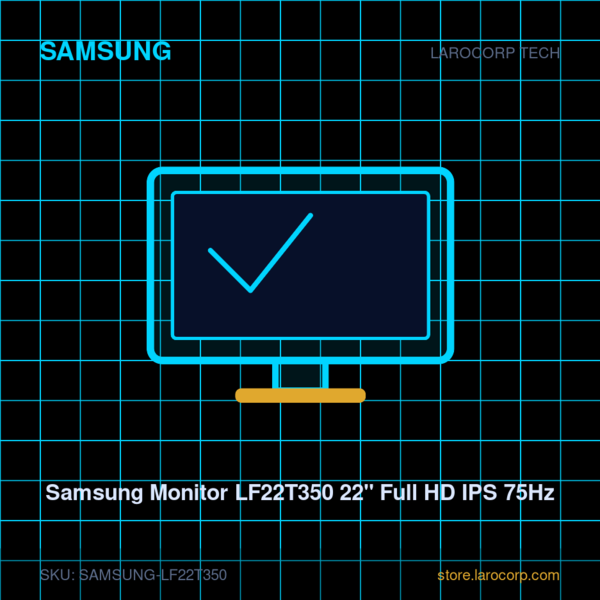 Samsung Monitor LF22T350 22" Full HD IPS 75Hz