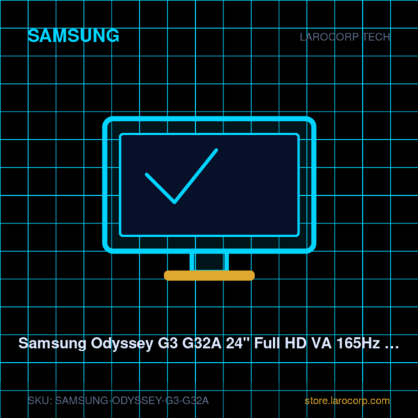 Samsung Odyssey G3 G32A 24" Full HD VA 165Hz Gamer