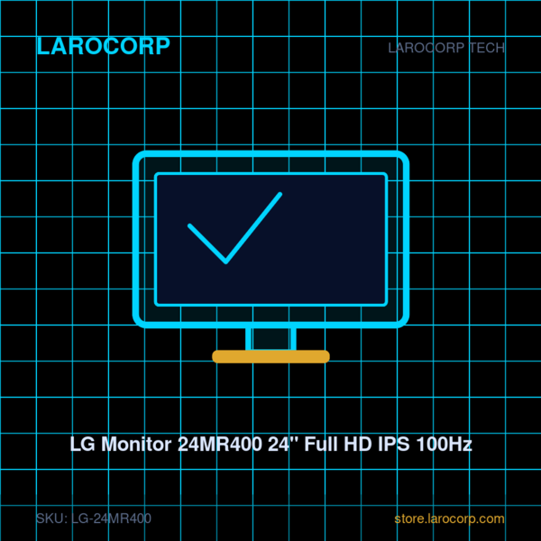 LG Monitor 24MR400 24" Full HD IPS 100Hz