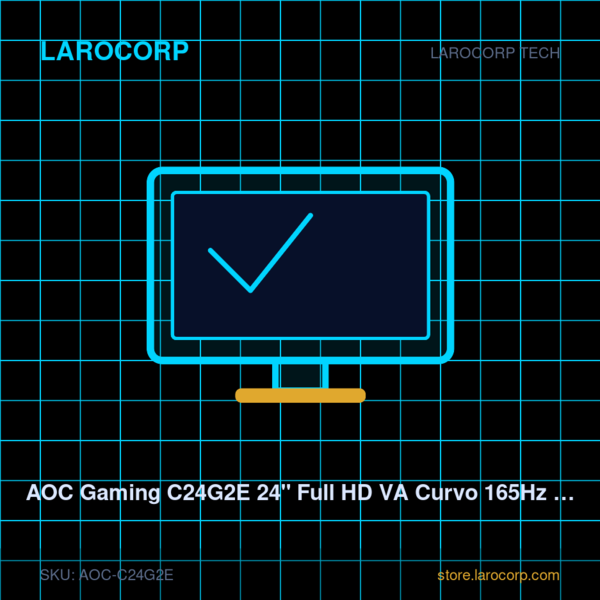 AOC Gaming C24G2E 24" Full HD VA Curvo 165Hz Gamer