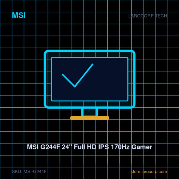 MSI G244F 24" Full HD IPS 170Hz Gamer