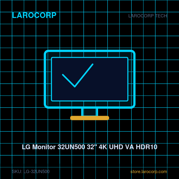 LG Monitor 32UN500 32" 4K UHD VA HDR10