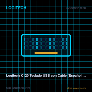 Logitech K120 Teclado USB con Cable (Español Latam)