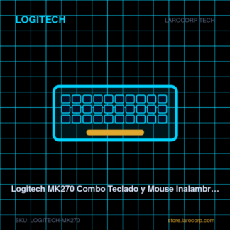 Logitech MK270 Combo Teclado y Mouse Inalambrico