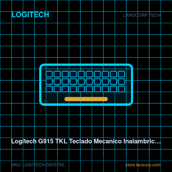 Logitech G915 TKL Teclado Mecanico Inalambrico Lightspeed