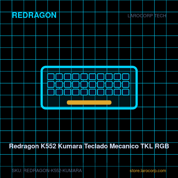 Redragon K552 Kumara Teclado Mecanico TKL RGB