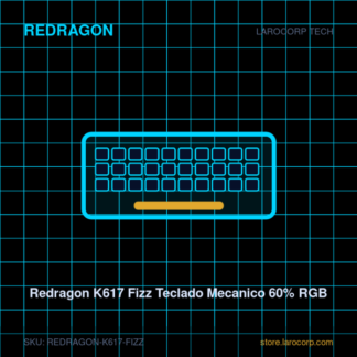 Redragon K617 Fizz Teclado Mecanico 60% RGB