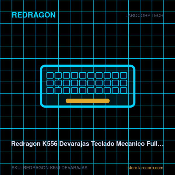 Redragon K556 Devarajas Teclado Mecanico Full RGB