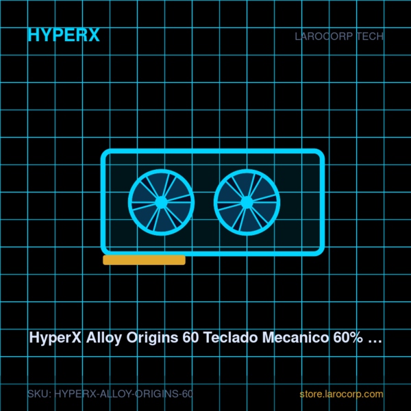 HyperX Alloy Origins 60 Teclado Mecanico 60% RGB