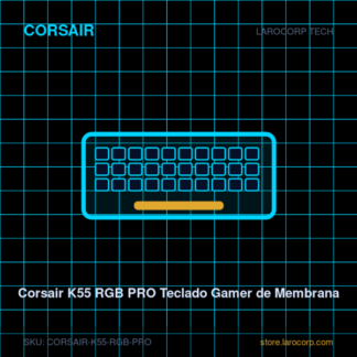 Corsair K55 RGB PRO Teclado Gamer de Membrana