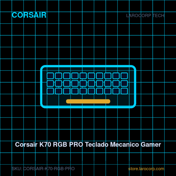Corsair K70 RGB PRO Teclado Mecanico Gamer