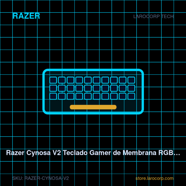 Razer Cynosa V2 Teclado Gamer de Membrana RGB Chroma