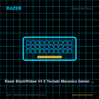 Razer BlackWidow V4 X Teclado Mecanico Gamer RGB Chroma
