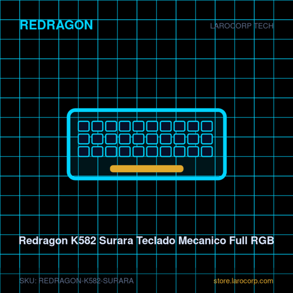 Redragon K582 Surara Teclado Mecanico Full RGB