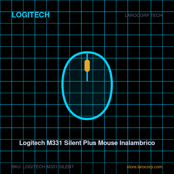 Logitech M331 Silent Plus Mouse Inalambrico
